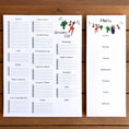 Load image into Gallery viewer, Large Grocery List with Store Sections & Menu Planning Magnetic Bundle
