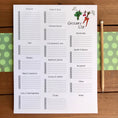 Load image into Gallery viewer, Grocery List With Store Sections Magnetic Notepad