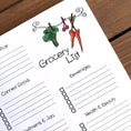 Load image into Gallery viewer, Grocery List With Store Sections Magnetic Notepad