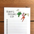 Load image into Gallery viewer, Skinny Grocery List Personalized Magnetic Notepad