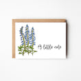 Load image into Gallery viewer, Bluebonnet Lupine Little Note Boxed Note Cards