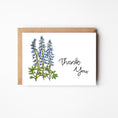 Load image into Gallery viewer, Bluebonnet Lupine Thank You Blank Boxed Note Cards