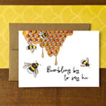 Load image into Gallery viewer, Bumblebee Bumbling By Boxed Note Cards