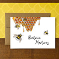 Load image into Gallery viewer, Bumblebee Personalized Boxed Note Cards