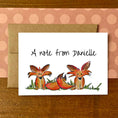 Load image into Gallery viewer, Foxes Personalized Boxed Notecards