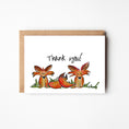 Load image into Gallery viewer, Foxes Thank You Boxed Notecards