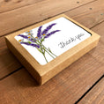 Load image into Gallery viewer, Lavender Thank You Boxed Note Cards
