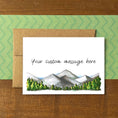 Load image into Gallery viewer, Mountain Range Personalized Boxed Note Cards