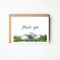 Load image into Gallery viewer, Mountain Range Thank You Boxed Note Cards