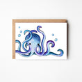Load image into Gallery viewer, Octopus Blank Boxed Note Cards