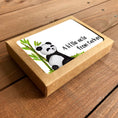 Load image into Gallery viewer, Panda Personalized Boxed Note Cards