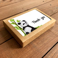 Load image into Gallery viewer, Panda Thank You Boxed Note Cards