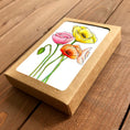 Load image into Gallery viewer, Poppies Blank Boxed Note Cards