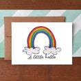 Load image into Gallery viewer, Rainbow Clouds Little Hello Boxed Note Cards