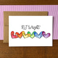 Load image into Gallery viewer, Rainbow Hearts Personalized Boxed Note Cards