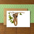 Load image into Gallery viewer, Sloth Blank Boxed Note Cards