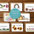Load image into Gallery viewer, Cheers & Congrats Variety Boxed Note Cards