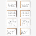 Load image into Gallery viewer, Color Your Own Hearts Blank Variety Boxed Note Cards