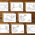 Load image into Gallery viewer, Color Your Own Blank Variety Boxed Note Cards