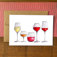 Load image into Gallery viewer, Wine Flight Blank Boxed Note Cards