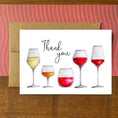 Load image into Gallery viewer, Wine Flight Thank You Boxed Note Cards