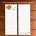 Load image into Gallery viewer, Bumblebee To Bee or Not To Bee Magnetic To-Do List Notepad