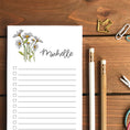 Load image into Gallery viewer, Daisies Personalized Magnetic To-Do List Notepad