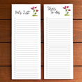 Load image into Gallery viewer, Heart Flowers Personalized Magnetic To-Do List Notepad