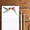 Load image into Gallery viewer, Hummingbird Magnetic To-Do List Notepad