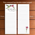 Load image into Gallery viewer, Hummingbird Zippy Little Tasks Magnetic To-Do List Notepad
