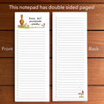 Load image into Gallery viewer, Llamas Don't Procrastinate Magnetic To-Do List Notepad