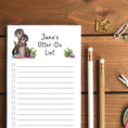 Load image into Gallery viewer, Otters Personalized Magnetic To-Do List Notepad