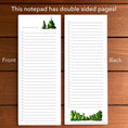 Load image into Gallery viewer, Pine Trees Magnetic To Do List Notepad