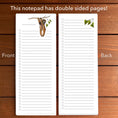 Load image into Gallery viewer, Sloth Magnetic To-Do List Notepad