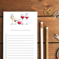 Load image into Gallery viewer, Wine Flight Magnetic To-Do List Notepad