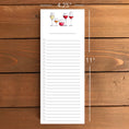 Load image into Gallery viewer, Wine Flight Magnetic To-Do List Notepad
