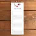 Load image into Gallery viewer, Wine Flight Personalized Magnetic To-Do List Notepad