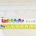Load image into Gallery viewer, Rainbow Hearts Vinyl Sticker