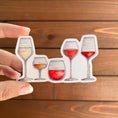Load image into Gallery viewer, Wine Flight Vinyl Sticker