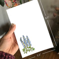 Load image into Gallery viewer, Bluebonnet Lupine Magnetic Writing Notepad