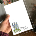 Load image into Gallery viewer, Bluebonnet Lupine Personalized Magnetic Writing Notepad