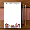 Load image into Gallery viewer, Book Lovers Personalized Magnetic Writing Notepad