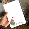 Load image into Gallery viewer, Flamingo Personalized Magnetic Writing Notepad