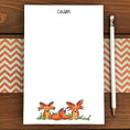 Load image into Gallery viewer, Foxes Personalized Magnetic Writing Notepad