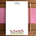 Load image into Gallery viewer, Heart Flowers Personalized Magnetic Writing Notepad