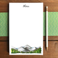 Load image into Gallery viewer, Mountain Range Personalized Magnetic Writing Notepad