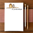 Load image into Gallery viewer, Owls Personalized Magnetic Writing Notepad