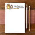 Load image into Gallery viewer, Owls Personalized Magnetic Writing Notepad