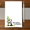 Load image into Gallery viewer, Panda Personalized Magnetic Writing Notepad