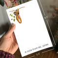 Load image into Gallery viewer, Sloth Personalized Magnetic Writing Notepad